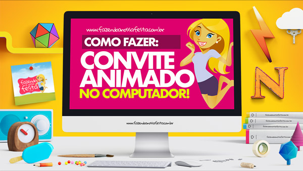 Como fazer Convite Animado Virtual no Computado