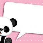 Convite Panda Rosa 7