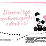 Plaquinhas para Festa Panda Menina 29