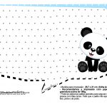 Plaquinhas para festa Panda Azul 33