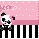 Rotulo Toddynho Panda Rosa Kit Festa