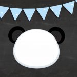 Convite Gratis para Festa Panda Azul