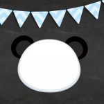 Convite Gratis para Festa Panda Menino Azul