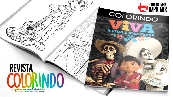 Livrinho para colorir Encanto Disney 7 - Fazendo a Nossa Festa