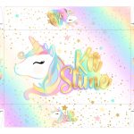 Lembrancinha Kit Slime Unicornio tampa