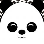 Planner 2020 Panda fofo Capa