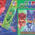 Capa Livrinho para Colorir Pj Masks