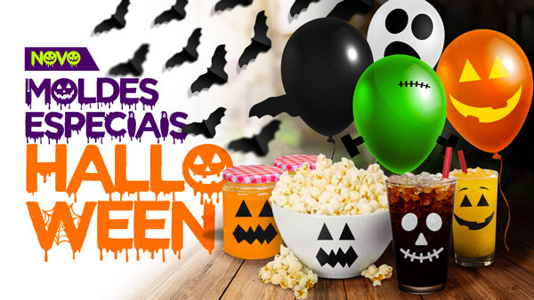 Moldes para Halloween Imprima e Personalize a sua festa infantil temática