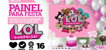 Painel Lol Surprise para Imprimir gratis