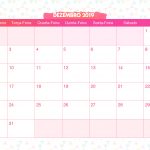 Calendario Dezembro Lhama rosa 2019 3