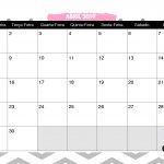 Calendario Mensal Panda Rosa Abril 2019