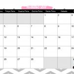 Calendario Mensal Panda Rosa Fevereiro 2019