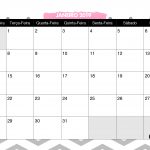 Calendario Mensal Panda Rosa Janeiro 2019