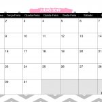 Calendario Mensal Panda Rosa Julho 2019