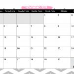 Calendario Mensal Panda Rosa Novembro 2019