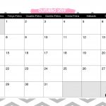 Calendario Mensal Panda Rosa Outubro 2019