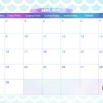 Calendario Mensal para Planner Sereia Abril 2019