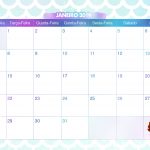 Calendario Mensal para Planner Sereia Janeiro 2019