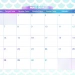 Calendario Mensal para Planner Sereia Maio 2019