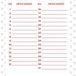 Planner Minnie Mouse 2019 metas out