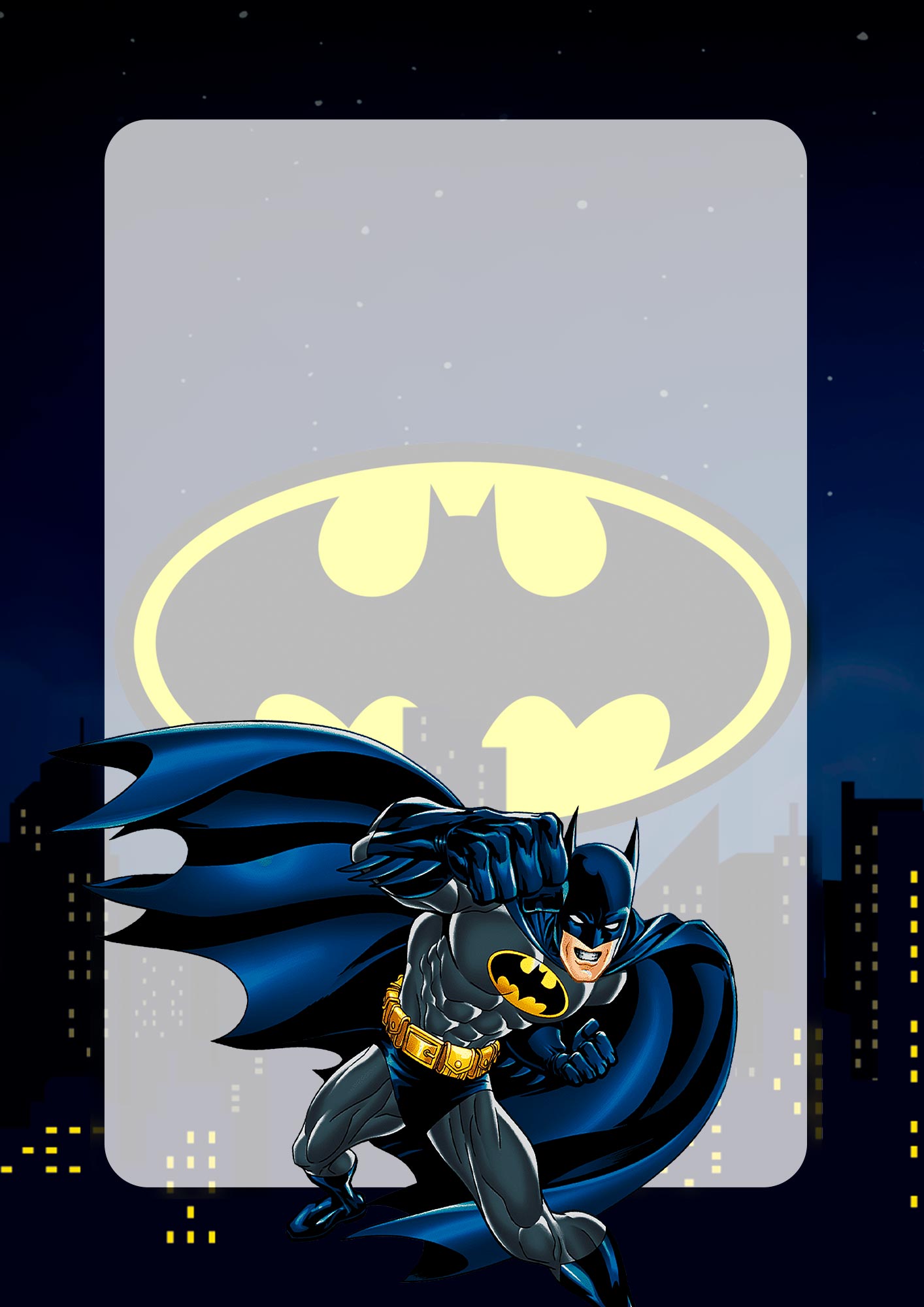 Capa de Caderno Personalizada Batman