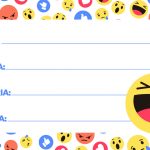 Etiqueta Escolar Emoji