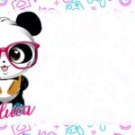 Etiqueta Escolar Luluca Panda