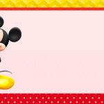 Etiqueta Personalizada Mickey
