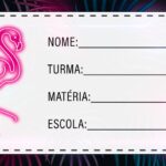 Etiqueta Volta as Aulas Flamingo 2