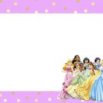 Etiqueta escolar Princesas Disney