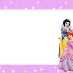 Etiqueta escolar Princesas Disney 2