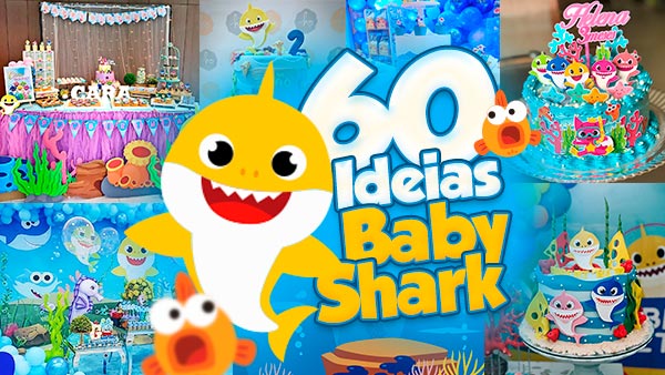 60 Ideias para Festa Baby Shark