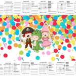 Calendario 2017 Festa Carnaval Infantil