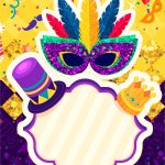 Convite para Celular de Carnaval