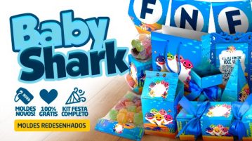 Kit Festa Baby Shark Grátis para Imprimir Kit Festa Baby Shark para Imprimir