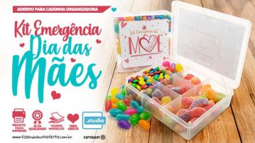 Kit Emergência da Mãe Lembrancinha Criativa para Dia das Mães Kit Emergencia Da Mae Caixinha com doces
