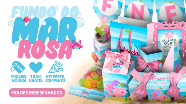 Molde Copo e Balde Kit Cinema Roblox Girl - Fazendo a Nossa Festa