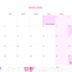 Calendario Mensal Borboletas Maio 2020