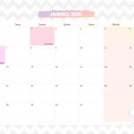 Calendario Mensal Chuva de Amor Janeiro 2020