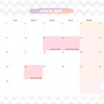 Calendario Mensal Chuva de Amor Junho 2020