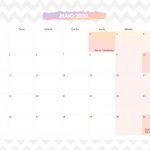 Calendario Mensal Chuva de Amor Maio 2020