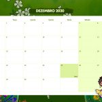 Calendario Mensal Frida Kahlo Dezembro 2020