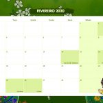 Calendario Mensal Frida Kahlo Fevereiro 2020