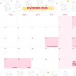Calendario Mensal No Drama Lhama Fevereiro 2020