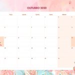 Calendario Mensal Raposinha Outubro 2020