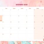 Calendario Mensal Raposinha Setembro 2020