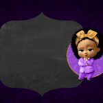 Convite Chalkboard Poderosa Chefinha Afro 7