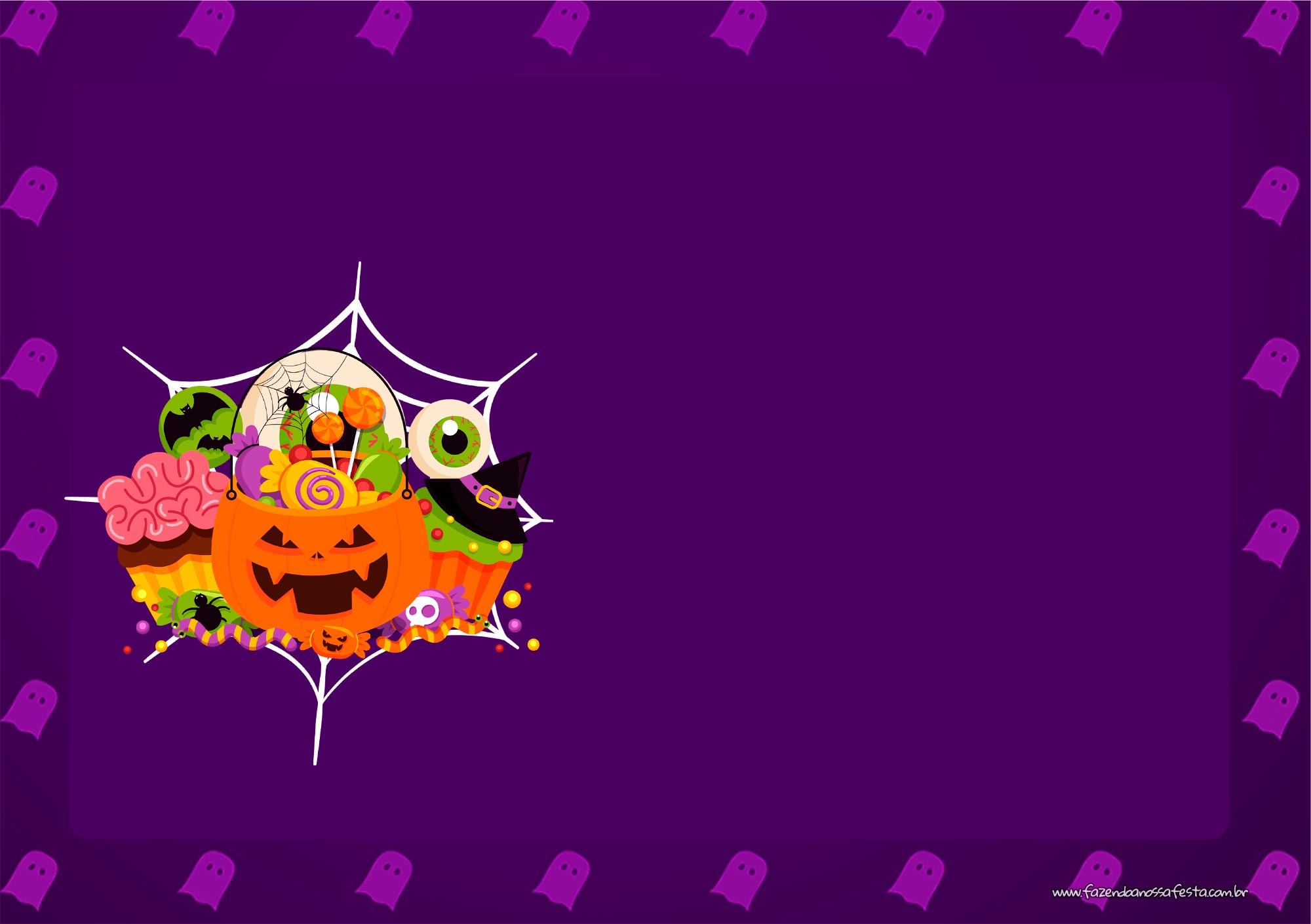 Convite Festa Halloween