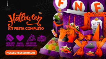 Kit Festa Halloween para Imprimir Grátis Kit Festa Halloween