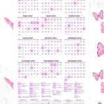 Calendario 2023 borboletas